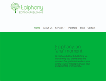Tablet Screenshot of epiphanyediting.com.au